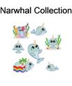 Pattern Leaflet, 7 Piece Narwhal Collection by KathyBarwickDesign