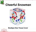 Pattern Leaflet, Cheerful Snowman Boutique Tissue Cover by KathyBarwickDesign