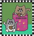Pattern Leaflet, Kitty Treats by KathyBarwickDesign