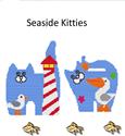 Pattern Leaflet, Seaside Kitties by KathyBarwickDesign