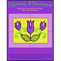 Pattern Leaflet, Spring Placemat by Dancing Dolphin Patterns