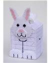 Pattern Leaflet, Bunny Rabbit 3-D Tissue Topper by Plastic-Canvas-Kits.com