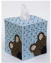 Pattern Leaflet, Peeking Bear Tissue Topper by Plastic-Canvas-Kits.com