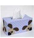 Pattern Leaflet, Peeking Dogs Long Tissue Topper by Plastic-Canvas-Kits.com