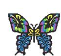 Pattern Leaflet, Buderfly Wall by KathyBarwickDesign
