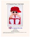 Pattern Leaflet, Baseball Player Treat Holder by Plastic-Canvas-Kits.com