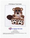 Pattern Leaflet, Beaver Treat Holder by Plastic-Canvas-Kits.com