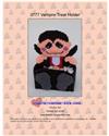 Pattern Leaflet, Halloween Vampire Treat Holder by Plastic-Canvas-Kits.com