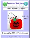 Pattern Leaflet, Ghost Behind A Pumpkin 2017 by Crafts And More Store