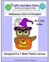 Pattern Leaflet, Halloween Owl In A Pumpkin 2017 by Crafts And More Store