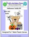 Pattern Leaflet, Halloween Teddy RIP 2017 by Crafts And More Store