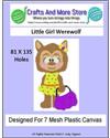 Pattern Leaflet, Little Girl Werewolf 2017 by Crafts And More Store