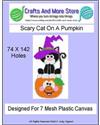 Pattern Leaflet, Scary Cat On A Pumpkin 2017 by Crafts And More Store