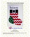 Pattern Leaflet, Believe Christmas Stocking Wall Hanging by Plastic-Canvas-Kits.com