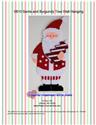 Pattern Leaflet, Christmas Santa and Burgundy Tree Wall Hanging by Plastic-Canvas-Kits.com