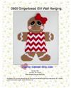 Pattern Leaflet, Gingerbread Girl Wall Hanging by Plastic-Canvas-Kits.com