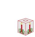 Pattern Leaflet, Christmas candle by KathyBarwickDesign