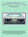 Pattern Leaflet, Sweet Violets Regular Tissue by Dancing Dolphin Patterns