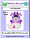 Pattern Leaflet, Dino Hatchling 2018 by Crafts And More Store