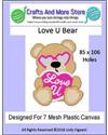 Pattern Leaflet, Love U Bear 2018 by Crafts And More Store