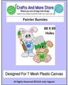 Pattern Leaflet, Painter Bunnies 2018 by Crafts And More Store