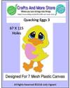Pattern Leaflet, Quacking Eggs 3 2018 by Crafts And More Store
