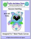 Pattern Leaflet, Raccoon Hatchling 2018 by Crafts And More Store