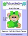 Pattern Leaflet, St Pats Girl Bear 2018 by Crafts And More Store