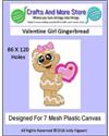 Pattern Leaflet, Valentine Gingerbread Girl 2018 by Crafts And More Store