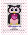 Pattern Leaflet, Hooo Loves You Valentine's Owl Wall Hanging by Plastic-Canvas-Kits.com