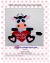 Pattern Leaflet, Valentine's Day Cow Treat Holder by Plastic-Canvas-Kits.com