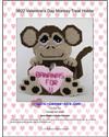 Pattern Leaflet, Valentine's Day Monkey Treat Holder by Plastic-Canvas-Kits.com