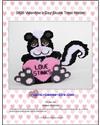 Pattern Leaflet, Valentine's Day Skunk Treat Holder by Plastic-Canvas-Kits.com