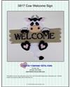 Cow Welcome Sign