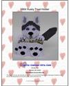 Pattern Leaflet, Husky Dog Treat Holder by Plastic-Canvas-Kits.com