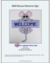 Mouse Welcome Sign
