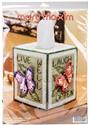  Kit, Butterfly Plastic Canvas Tissue Box Kit by Mary Maxim