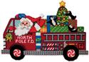  Kit, Fire Truck Santa by Design Works