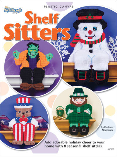 Shelf Sitters | Plastic Canvas Book