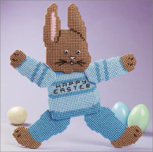 Easter Bunny Plastic Canvas Pattern