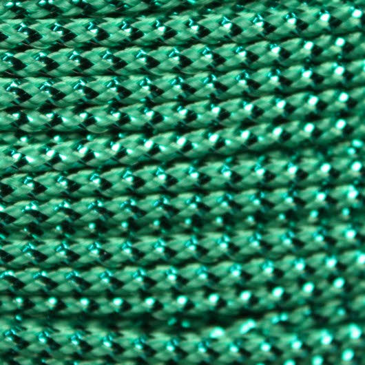 Green Metallic Cord Plastic Canvas Yarn