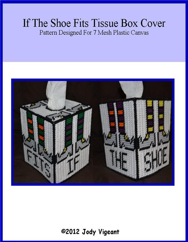 "If The Shoe Fits Tissue Box Cover"