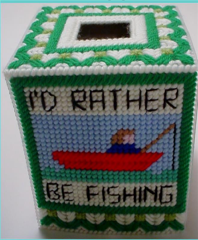 "Dad's Fishing Boutique Tissue"