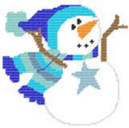 Snowman Plastic Canvas Pattern