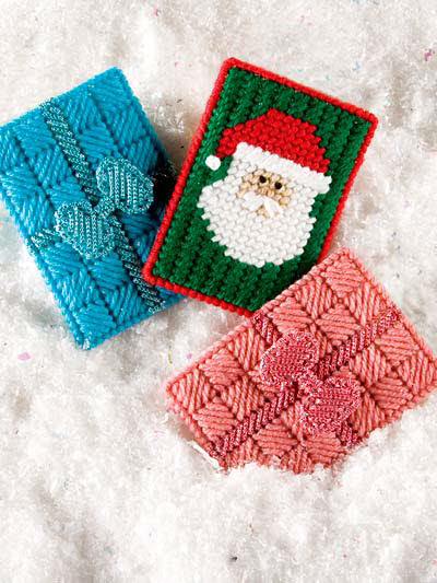 Mini Gift Holders Plastic Canvas Pattern