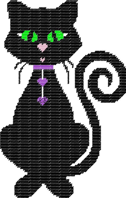 Cat Lover Plastic Canvas Pattern