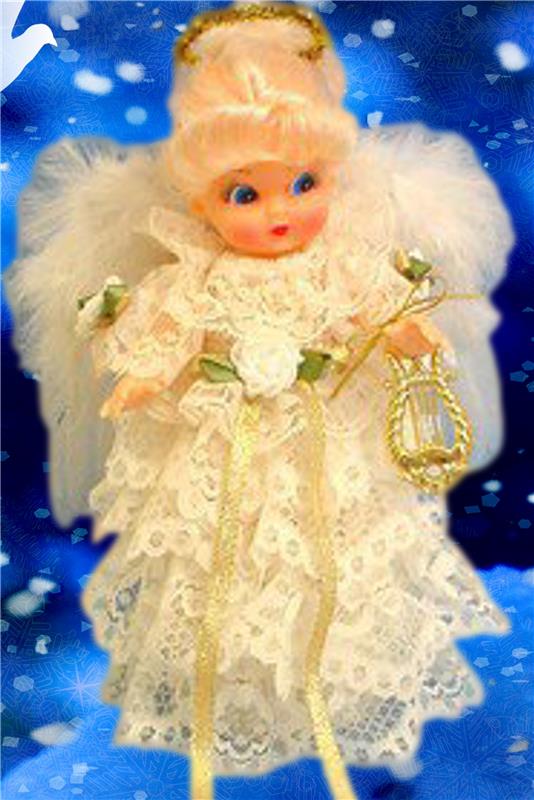 Angel Airfreshener - Tree Top Doll | Plastic Canvas Pattern