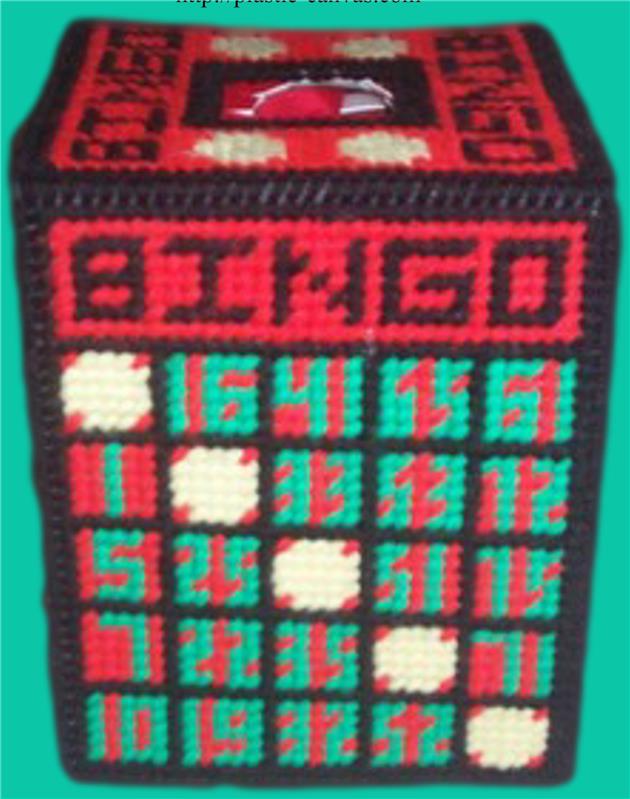 "Lucky Bingo Boutique" | Plastic Canvas Pattern