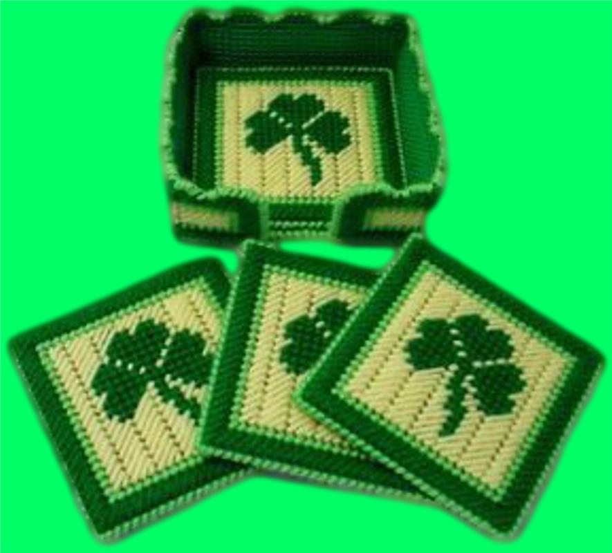 plastic canvas st patricks day odie pattern