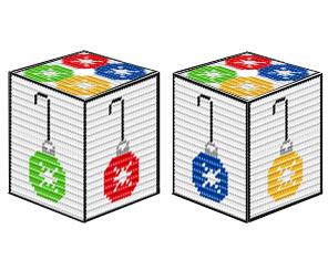 &quot;Christmas Ornament Tissue Box Cover&quot;